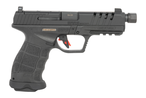 SAR USA SAR9 SOCOM, 9mm, 4.00" Barrel, 10+10 RDs, Black - 810075874235 