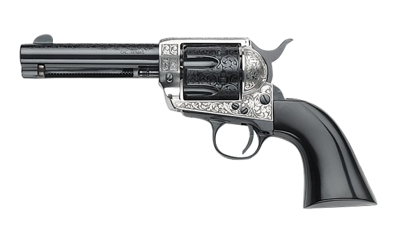 Pietta Great Western II Gamblers Royale, .357 Magnum, 4.75" Barrel, 6 RDs, Ultra Black - 641996200212 