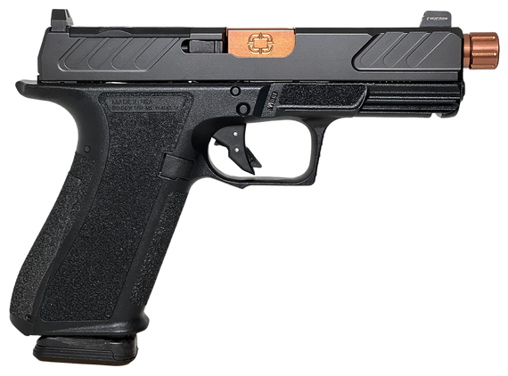Shadow Systems XR920 Elite, 9mm, 4.50" Threaded Barrel, 10 RDs, Black/Bronze - 810013439090 