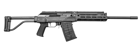JTS M12AK-LWH, 12 Gauge, 18.60" Barrel, 5 RDs, Black - 810058882066 