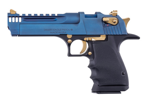 Magnum Research Desert Eagle .44 Magnum, 5.00" Barrel, 8 RDs, Black/Carbo Blue - 151550026799 