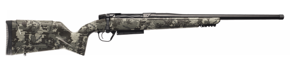 Christensen Arms Evoke Hunter, 6.5 PRC, 22.00" Threaded Barrel, 4 RDs, Black Cerakote / Brush Camo - 840290529221 
