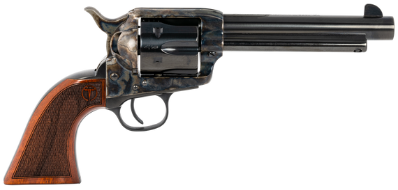 Taylors & Company Smoke Wagon, .44 Winchester, 5.50" Barrel, 6 RDs, Blued/Color Case Hardened - 839665004814 