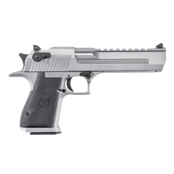 Magnum Research Desert Eagle Mark XIX, .44 Magnum, 6.00" Barrel, 8 RDs, Brushed Chrome - 757106326861 