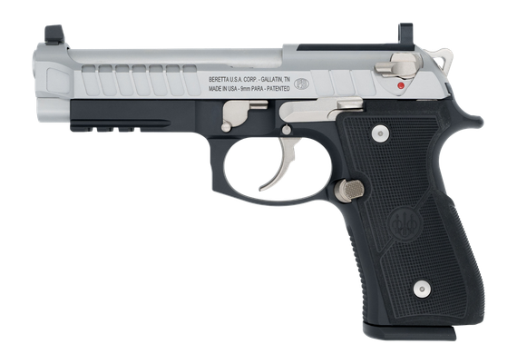 Langdon Tactical Tech Beretta 92 Elite, 9mm, 4.70" Barrel, 18 RDs, Inox/Black Anodized - 810059266148 
