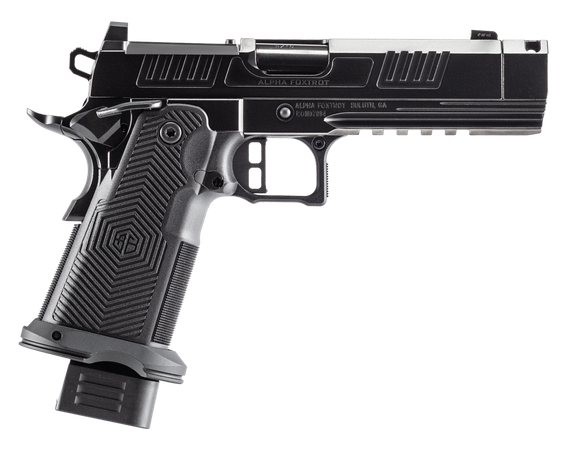 Alpha Foxtrot 1911 Romulus, 9mm, 4.25" Barrel, Black - 810100536091 