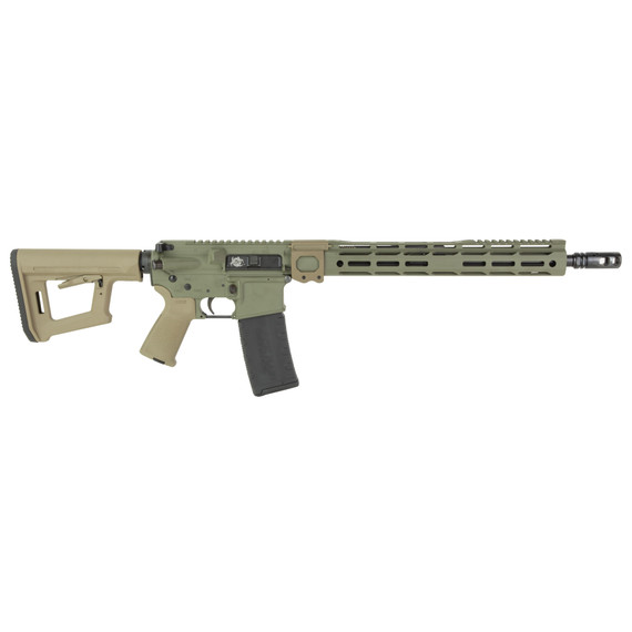 Black Rain Ordnance Spec 15 Kinetx, 5.56 NATO, 16.00" Barrel, 30 RDs, Foliage Green/Magpul FDE 