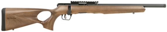 Savage Arms B22 Timber Thumbhole, 22 WMR, 16.50" Threaded Barrel, 10 RDs, Matte Black - 062654705175 
