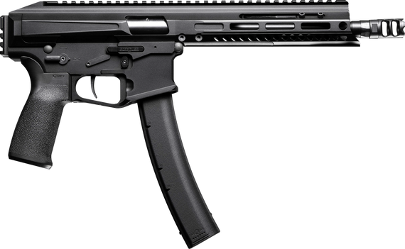 Patriot Ordnance Factory Phoenix, 9mm, 8.50" Threaded Barrel, 35 RDs, Black Anodized - 847313025425 