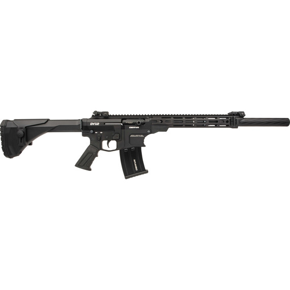 Derya DY12, 12 Gauge, 20.00" Barrel, 10 RDs, Black Anodized - 860012072729 