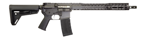 Black Rain SSP, .300 Blackout, 16.00" Threaded Barrel, 30 RDs, Smoke Cerakote/Black - 681565230776 