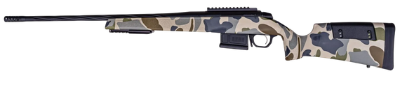 Weatherby 307 Hush, 338 WEATHERBY RPM, 24.00" Threaded Barrel, 5 RDs, Black Cerakote/Camo - 747115463329 