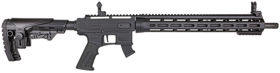 Derya TM22 Flash, .22 LR, 18.00" Threaded Barrel, 10 RDs, Black Anodized - 850067243786 