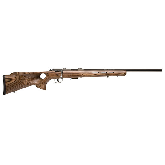 Savage Arms 93 BTVS, .22 WMR, 21.00" Barrel, 5 RDs, Stainless/Wood Laminate - 062654947254 