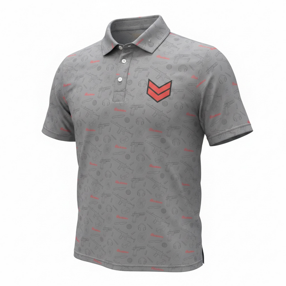 Blackstone Forged Fabrics Polo, Target Practice Gray - 142140991654 