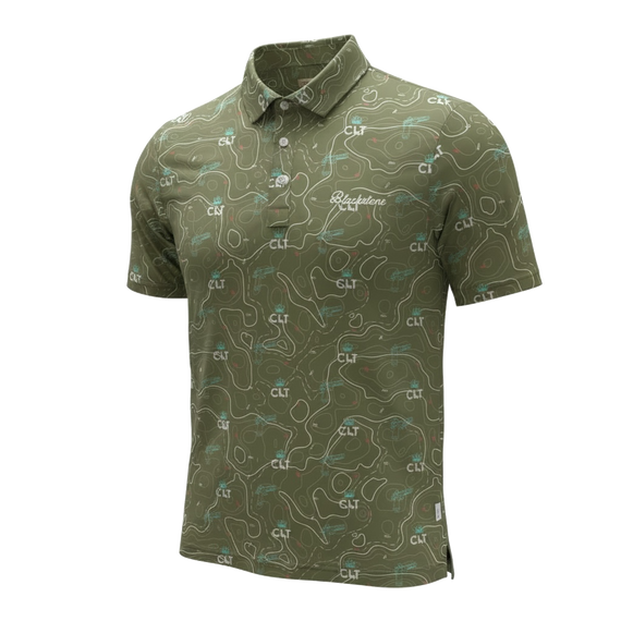 Blackstone Forged Fabrics Polo, Tactical Topographic Green - 142460785230 