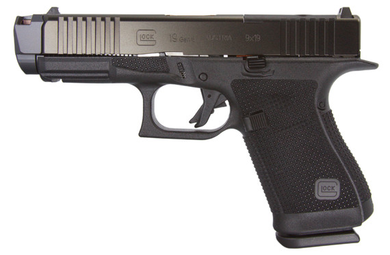 Glock 19 Gen 6 w/ Radian Ramjet, 9MM, 4.42" Barrel, 15 RDs, Black/Bronze - 149848830568 