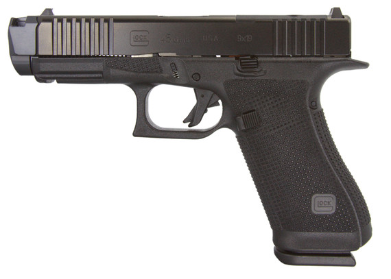 Glock 45 Gen 6 w/ Radian Ramjet, 9MM, 4.42" Barrel, 17 RDs, Black - 148767481141 