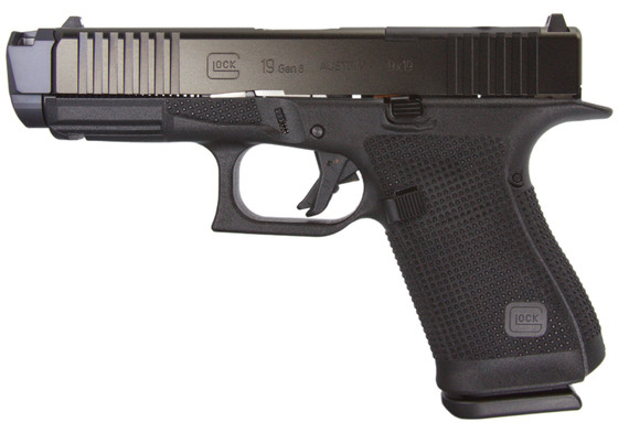 Glock 19 Gen 6 w/ Radian Ramjet™ & Afterburner™, 9MM, 4.42" Compensated Barrel, 15 RDs, Black/Gray - 149934224721 