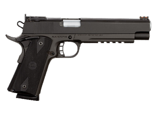 Rock Island Armory M1911-A1 Pro Match, 45ACP, 6.00" Barrel, 8 Rds, Black Parkerized - 480601551529 