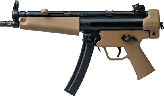 Heckler & Koch SP5, 9MM, 8.86" Threaded Barrel, 30 RDs, Flat Dark Earth - 642230275652 