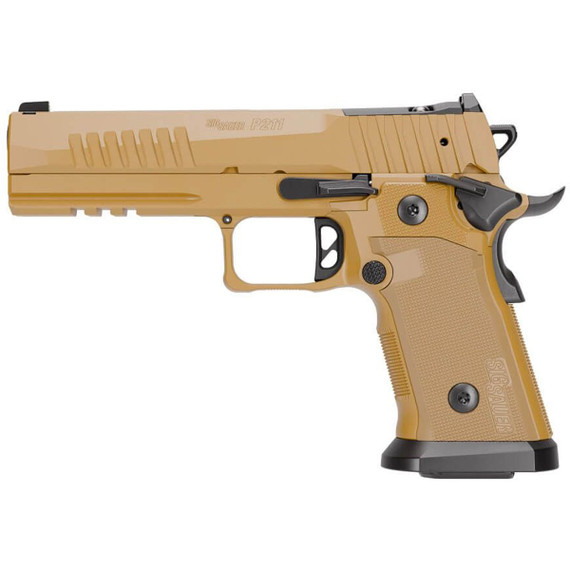 Sig Sauer P211 GT5, 9MM, 5.00" Barrel, 21 RDs, Coyote - 798681740956 