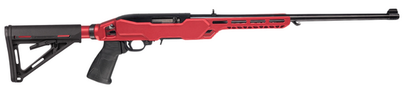 Ruger Timber Creek Enforcer 10/22, 18.5" Barrel, 10 Rds, Red Chasis - 756542287439 