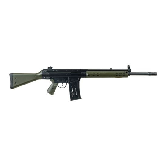 Panzer Arms G3 Twelve, 12GA, 18.50" Barrel, 5+1 Rds, Black with Green Furniture - 869325000870 