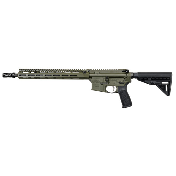 Bravo Company RECCE-14 MCMR, 5.56 NATO, 14.50" Barrel, 30 RDs, Olive Drab Green Cerakote - 812526024824 