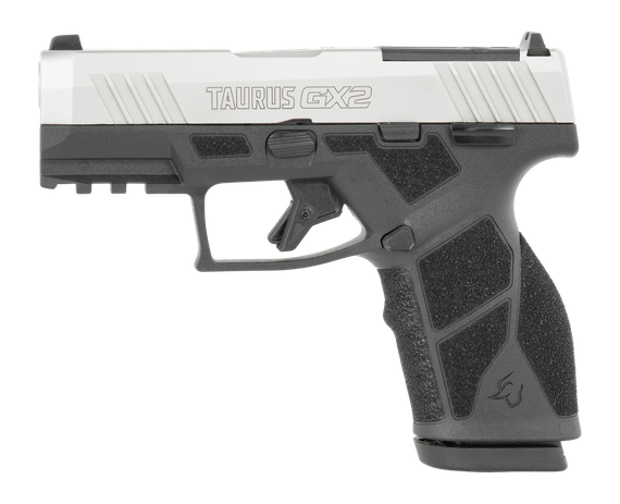 Taurus GX2 T.O.R.O. Compact, 9MM, 3.38" Barrel, 13 RDs, Two-Tone Stainless/Black 