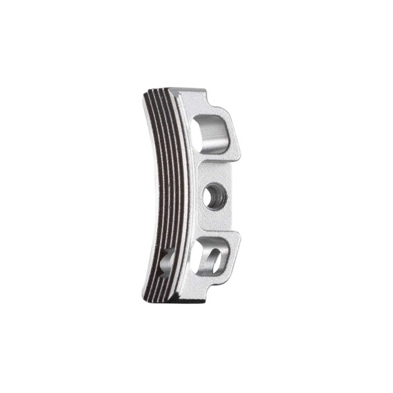 Bul Armory Link Trigger Shoe, Semi Curved Medium Wide, Silver Finish - 157200506280 