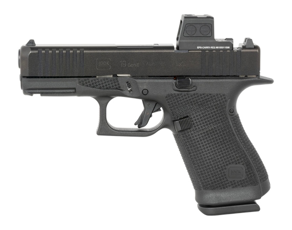 Glock G19 Gen 6 w/ Holosun EPS, 9MM, 4.02" Barrel, 15 RDs, Black - 764503072970 