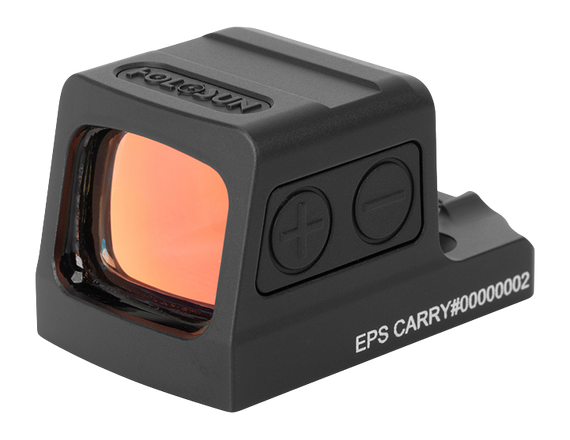 Holosun EPS Gold Enclosed Pistol Sight, 2 MOA Dot with 32 MOA Circle, Anodized Finish, Black - 810047074731 