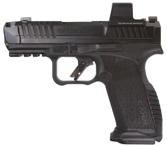 Canik Prime Radian w/ Holosun EPS Carry Red Dot, 9MM, 3.80" Compensated Barrel, 17 RDs, Black 
