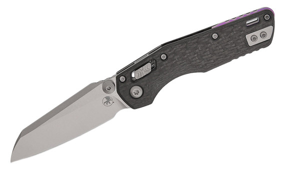 Microtech MSI Mini RAM-LOK Marfione Select, 3.15" M390MK Blade, Carbon Fiber 