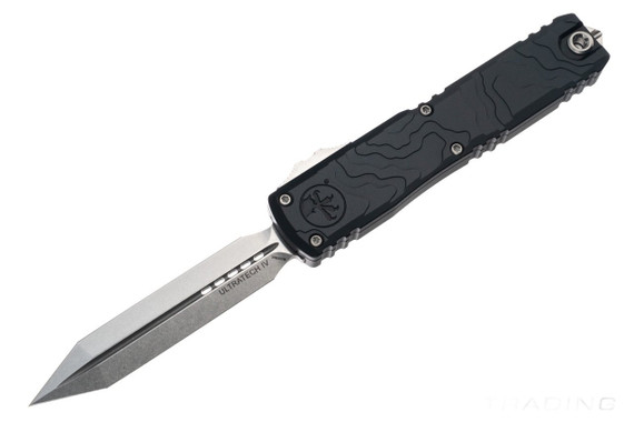 Microtech Ultratech Spartan Gen IV OTF, 3.5" M390MK Blade, Stonewash 