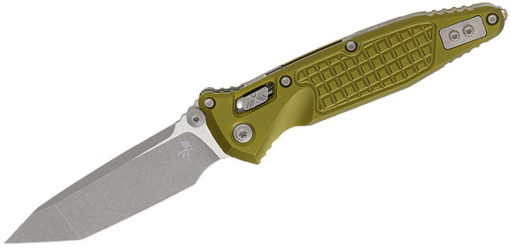 Microtech SOCOM RAM-LOK, Tanto, 4" M390MK Blade, Apocalyptic, OD Green 