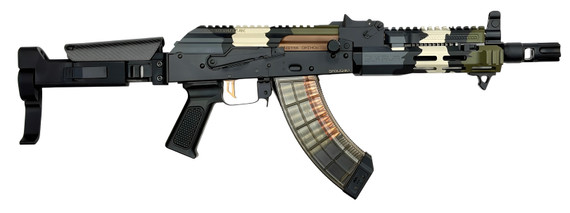 Orthos Arms Babushka, 7.62x39mm, 10.50" Barrel, 30 RDs, ACX Brace, Alpine Camo 