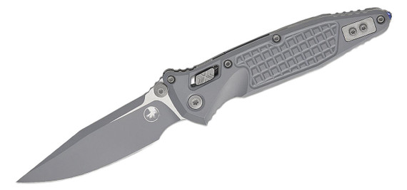 Microtech SOCOM RAM-LOK, Clip Point, 4" M390MK Blade, Storm Grey Cerakote 