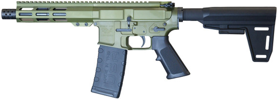 NexGen Arms NG-15 Pistol, .300 Blackout, 7.50" Threaded Barrel, 30 RDs, Green Nitride 