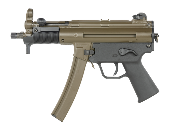 Heckler & Koch SP5K-PDW, 9MM, 5.83" Threaded Barrel, 30 RDs, Patriot Brown 