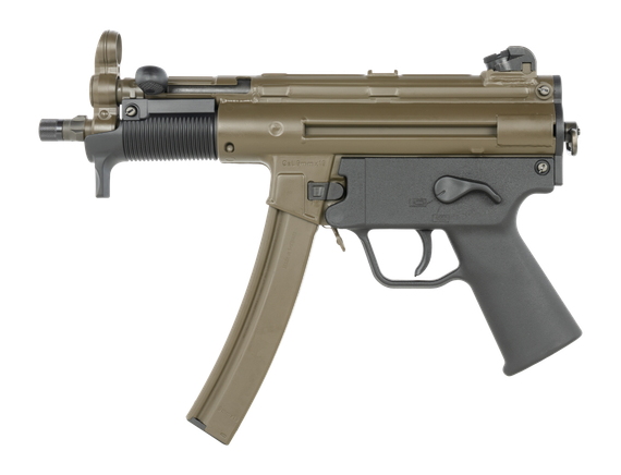 Heckler & Koch SP5K-PDW, 9MM, 5.83" Threaded Barrel, 30 RDs, Patriot Brown 