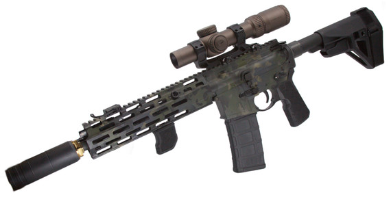 CNC Firearms HK MR556 "Night Ops" w/ Vortex Razor HD Gen III & OCL Polonium K, 5.56 NATO, 11.0" Barrel, 30 RDs, Short-Stroke Gas Piston, Multicam Black 