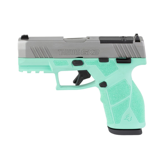 Taurus GX2 TORO, 9MM, 3.38" Barrel, 13 Rds, Cyan/Stainless 