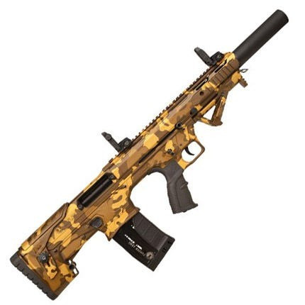 Panzer Arms BP-12 Bullpup, 12 GA, 18.5" Barrel, 5 Rds, Rhodesian Camo 