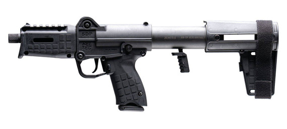 Kel-Tec SUB-SDP, 9mm, 6.00" Threaded Barrel, 17 Rds, Black 