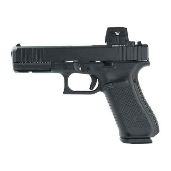 Glock 17 V w/ Vortex Defender, 9mm, 4.49" Barrel, 17 RDs, Black Cerakote 