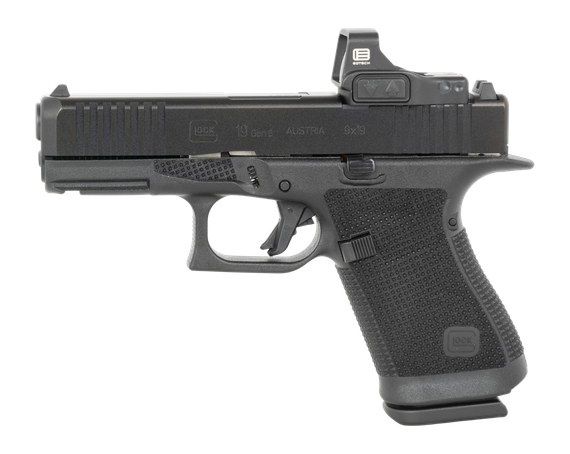 Glock 19 Gen 6 w/ EOTech EFLX, 9mm, 4.02" Barrel, 10 RDs, Black 