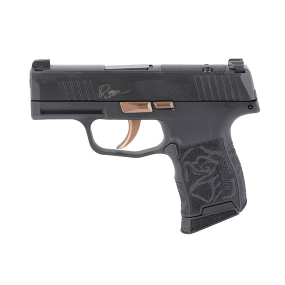 Sig Sauer P365 Rose, 380 AUTO, 3.10" Barrel, 10 RDs, Black/Rose 