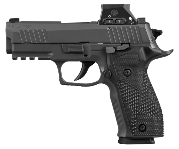 Sig Sauer P226X Carry w/ Optic, 9MM, 3.80" Barrel, 18 RDs, Matte Black DLC 
